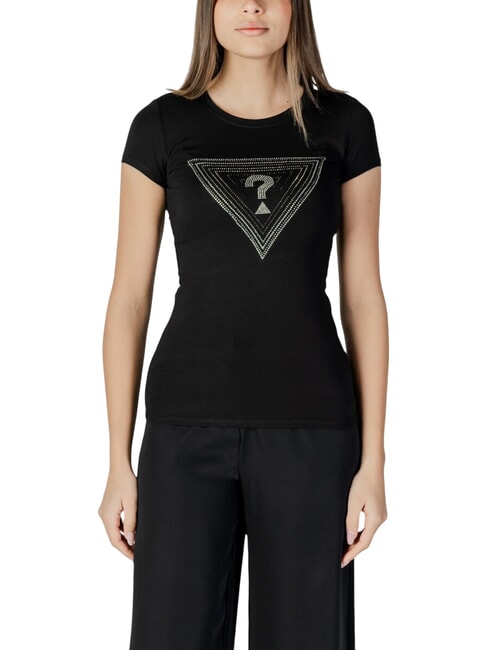 GUESS SS TRIANGLE OMBRE R3  Tricou cu maneca scurta jetbla - tricou