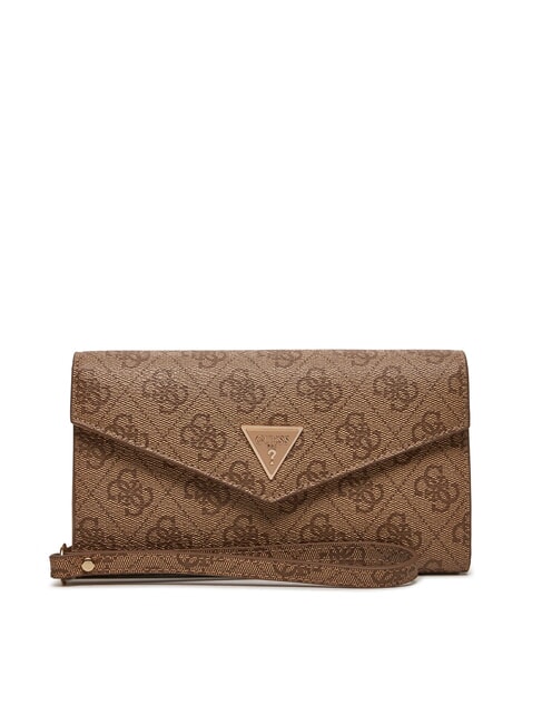 GUESS GIFT BOX Mini portofel și husă pentru airpods LOGO LAPTE - Portofele femei