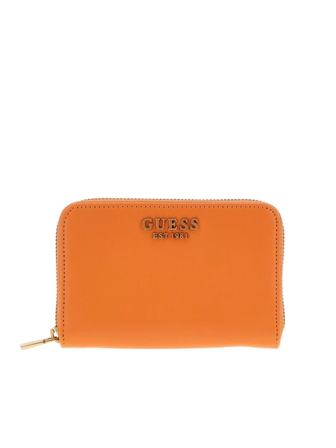 GUESS LAURE Fermoar în jurul portofelului mandarine - Portofele femei