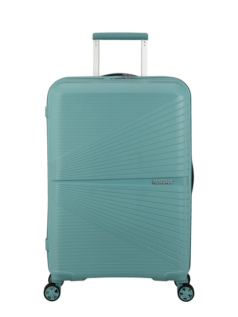AMERICAN TOURISTER Trolley AMERICAN TURISTER AIRCONIC, mărime medie, ușoară turcoaz prăfuit - Trolere rigide