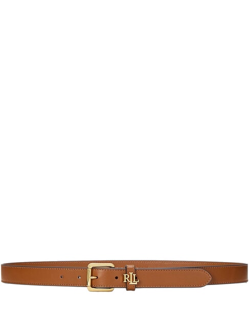 RALPH LAUREN LOGO Curea din piele lauren tan2 - Curele