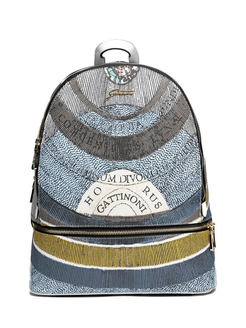 GATTINONI PLANETARIUM Rucsac mare lună/alb - Genți femei