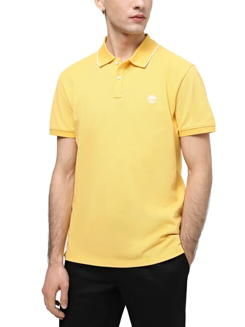 TIMBERLAND JACQUARD YD  Tricou polo cu maneca scurta mimoza - maiou Polo