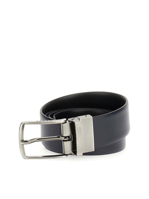 GUESS ALGARVE  Curea dublu din piele albastru/negru - Curele