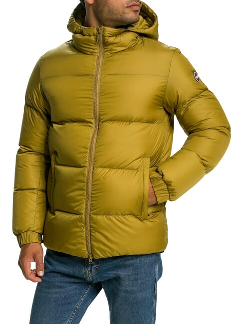 COLMAR E CONCRETE Jacheta de puf cu gluga lemn dulce - Jachete pentru bărbați