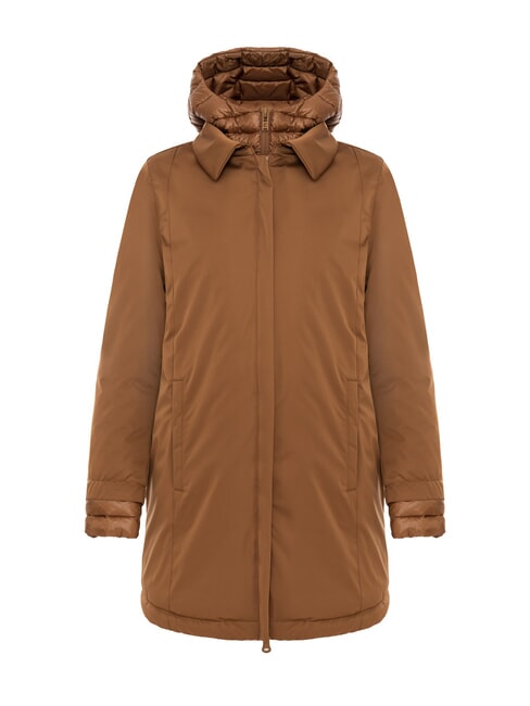 COLMAR SURROUNDING Jachetă lungă căptușită cu glugă ciupercă - Jachete pentru femei