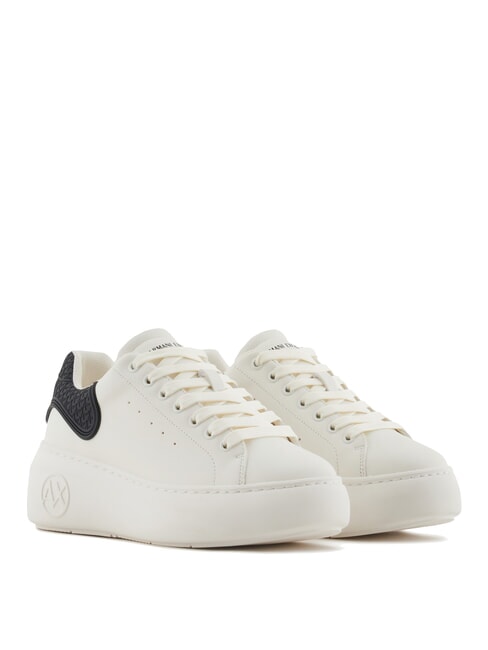 ARMANI EXCHANGE A|X Pantofi de damă alb-negru - Pantofi femei