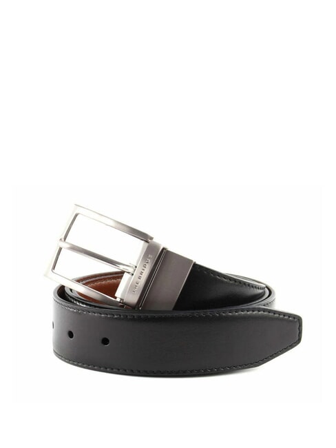 THE BRIDGE STORY Cureaua din piele reversibila negru - Curele