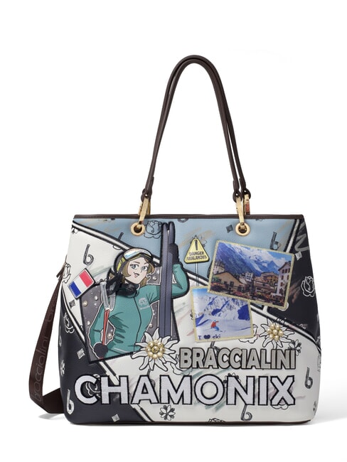 BRACCIALINI CARTOLINE Chamonix Geanta de umar, cu bareta de umar multi - Genți femei