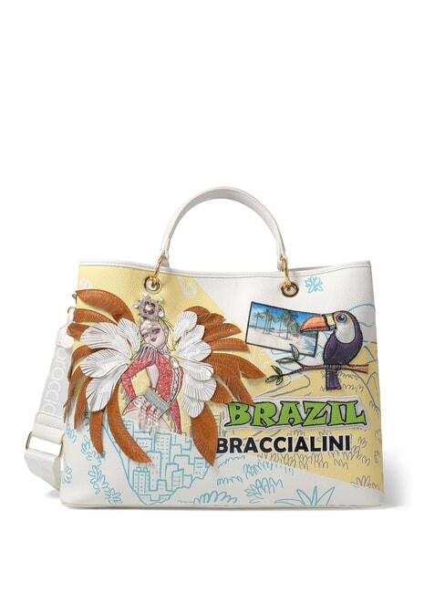 BRACCIALINI CARTOLINE Brazil Geanta de mana, cu bareta de umar multi - Genți femei