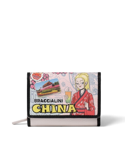BRACCIALINI TUA CARTOLINE China Portofel cu portmonee multi - Portofele femei