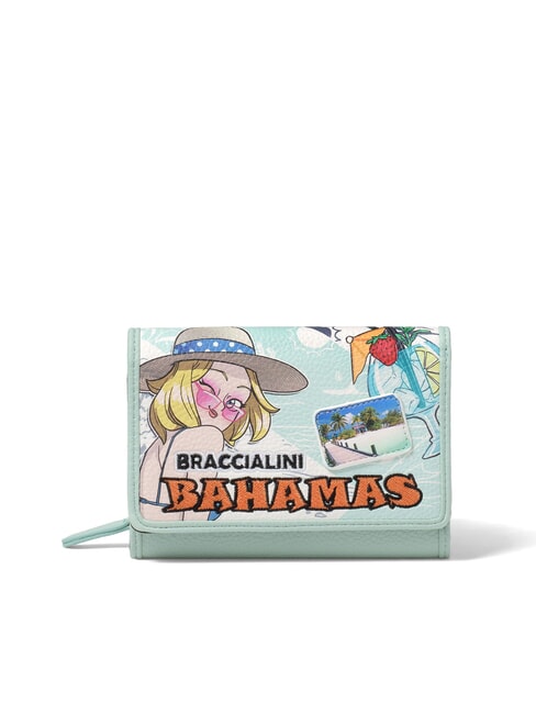 BRACCIALINI TUA CARTOLINE Bahamas Portofel mic multi - Portofele femei