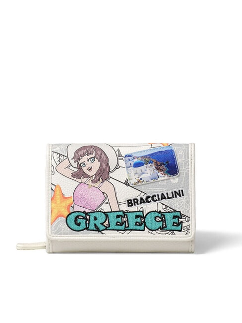 BRACCIALINI TUA CARTOLINE Greece Portofel pentru femei multi - Portofele femei