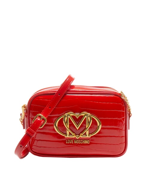 LOVE MOSCHINO CROCO PRINTED Geanta de umar pentru camera roșu - Genți femei
