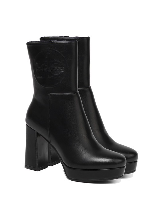 ROCCOBAROCCO ROUND LOGO Botine cu platformă negru - Pantofi femei