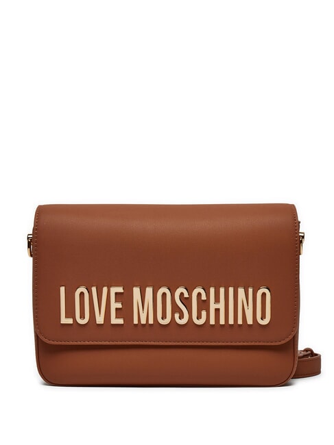 LOVE MOSCHINO LETTERING geanta de umar nuci - Genți femei