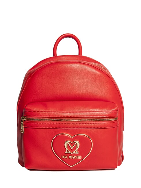 LOVE MOSCHINO GOLDEN HEART  Rucsac RED - Genți femei