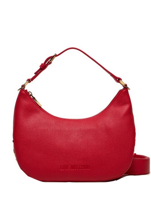 LOVE MOSCHINO HOBO Geanta de umar, cu bareta de umar RED - Genți femei