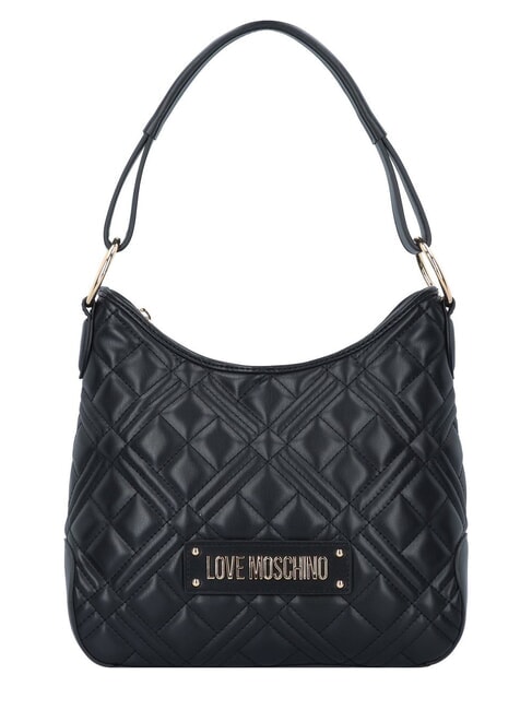 LOVE MOSCHINO QUILTED  Geantă de umăr Hobo negru - Genți femei