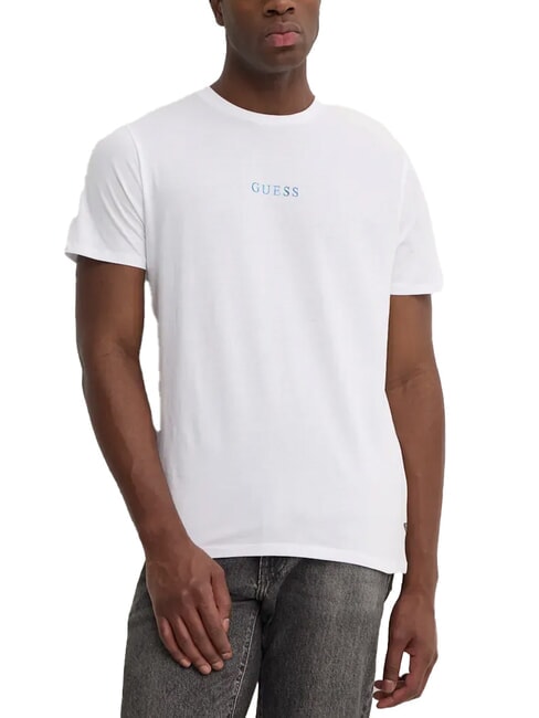 GUESS BASIC Tricou cu imprimeu cu logo 4G alb purpuriu - tricou