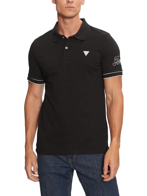 GUESS LYE Polo cu mânecă scurtă cu logo jetbla - maiou Polo