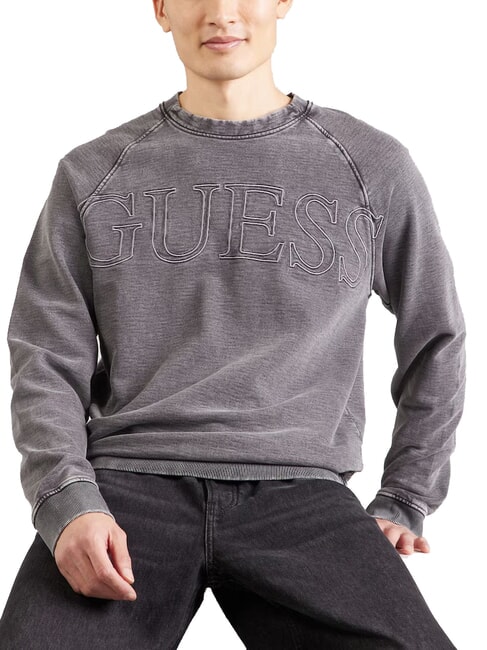 GUESS RAGLAN Hanorac din bumbac cu gât jetbla - hanorace