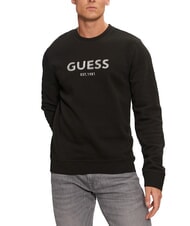 GUESS BOX Hanorac brodat cu logo metalic jetbla - hanorace - 1