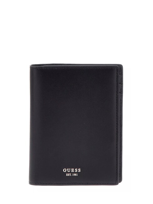 GUESS SMOOTH  Suport din piele pentru pașaport BLACK - Portofele femei