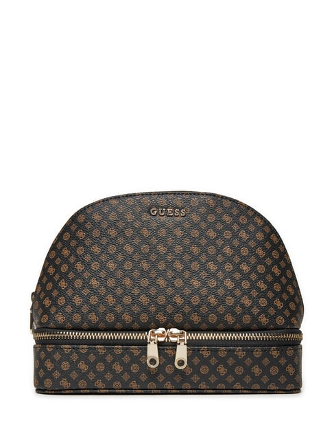 GUESS DOME Caz de frumusețe logo moca multi - Truse de toaletă