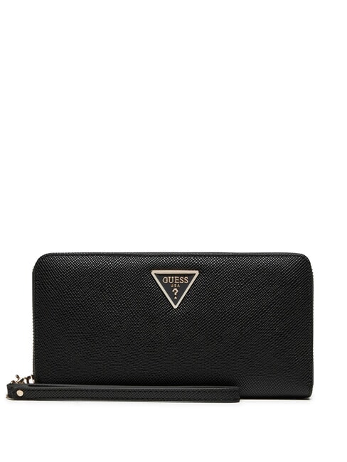 GUESS LAUREL  Portofel cu fermoar BLACK - Portofele femei