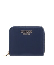 GUESS LAUREL Portofel mic cu fermoar BLUE - Portofele femei - 1