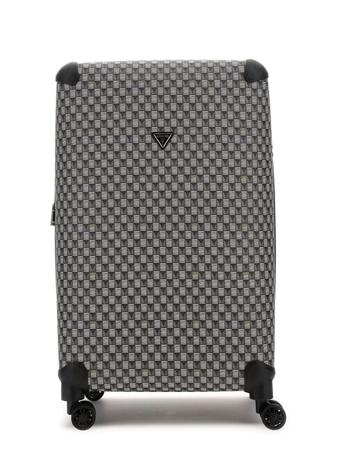 GUESS WILDER  Cărucior mare, extensibil logo negru - Trolere rigide