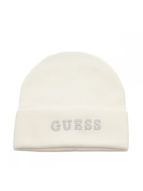 GUESS LOGO Pălărie cu manșetă aproape alb - Căciuli