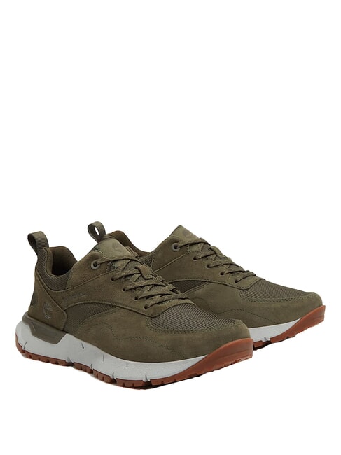 TIMBERLAND VOYAGER PARK  Adidași plasă verde închis - Pantofi bărbați
