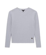 GUESS KIDS Pulover cu decolteu &icirc;n V cu coaste - Pulovere pentru copii