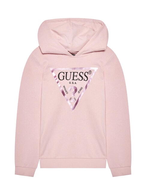 GUESS CORE KIDS Hanorac cu imprimeu roz alabastru - Hanorac pentru bebeluși