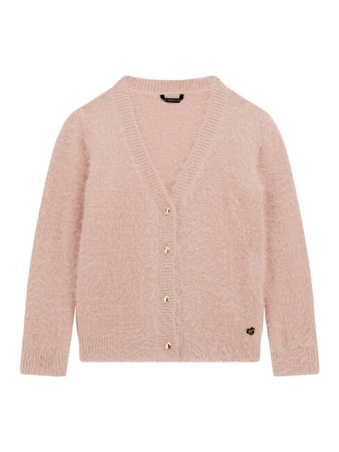 GUESS KIDS Cardigan cu nasturi trandafiri roz - Tricou copil
