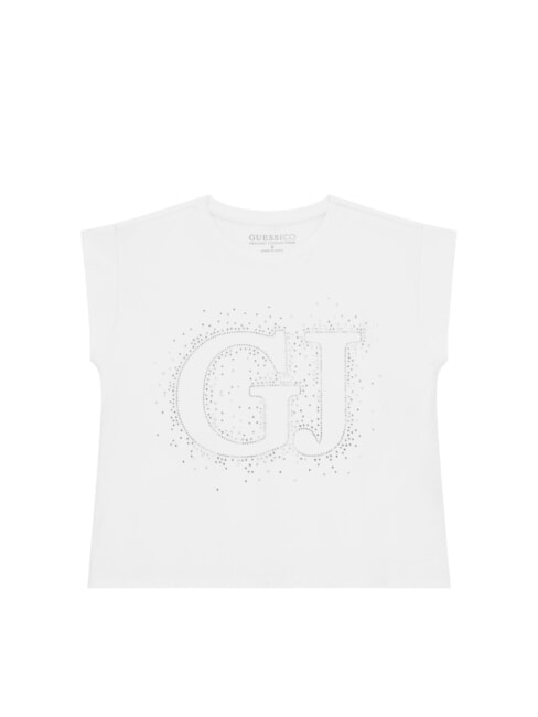 GUESS KIDS Tricou cu crampoane cremwhi - Tricou copil