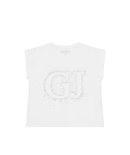 GUESS KIDS Tricou cu crampoane cremwhi - Tricou copil - 1