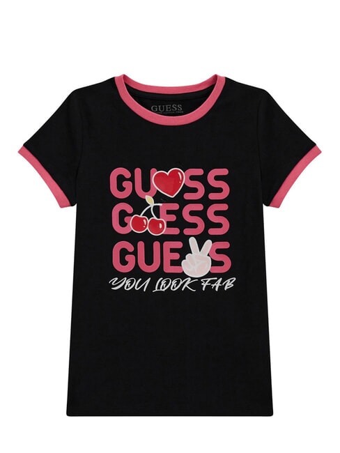 GUESS KIDS Tricou cu maxi imprimeu jetbla - Tricou copil
