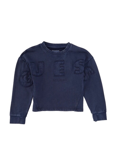 GUESS ACTIVE Hanorac din denim albastru secret - Hanorac pentru bebeluși
