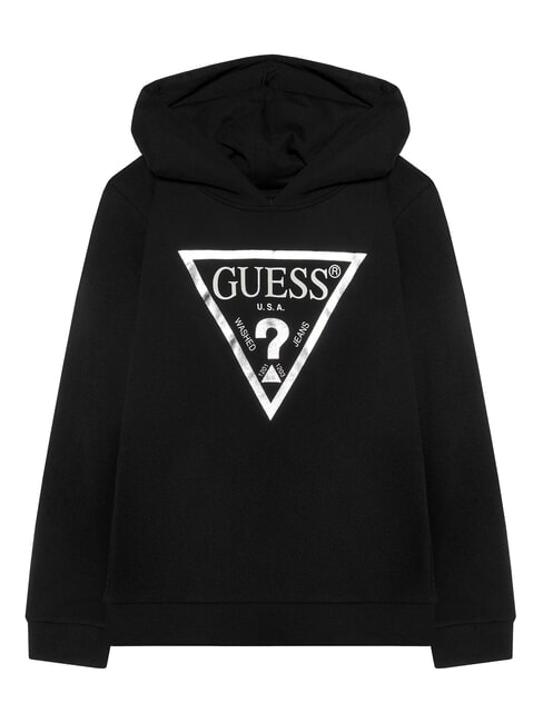 GUESS CORE KIDS Hanorac cu imprimeu negru jet cu îngheț g - Hanorac pentru bebeluși