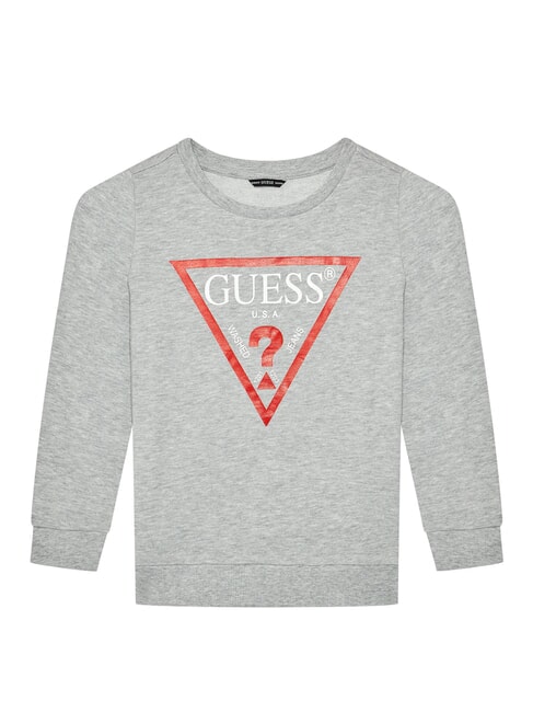 GUESS CORE KIDS Hanorac cu maneca lunga cu imprimeu cu logo gri deschis deschis - Hanorac pentru bebeluși