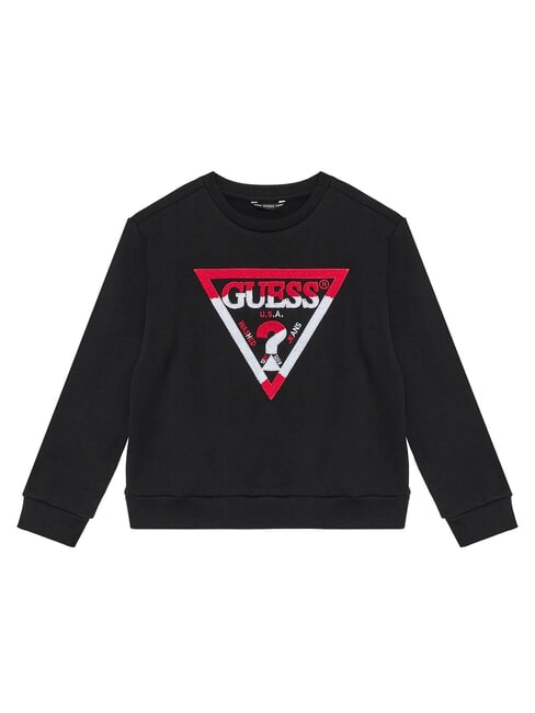 GUESS KIDS ACTIVE Hanorac cu logo brodat jetbla - Hanorac pentru bebeluși