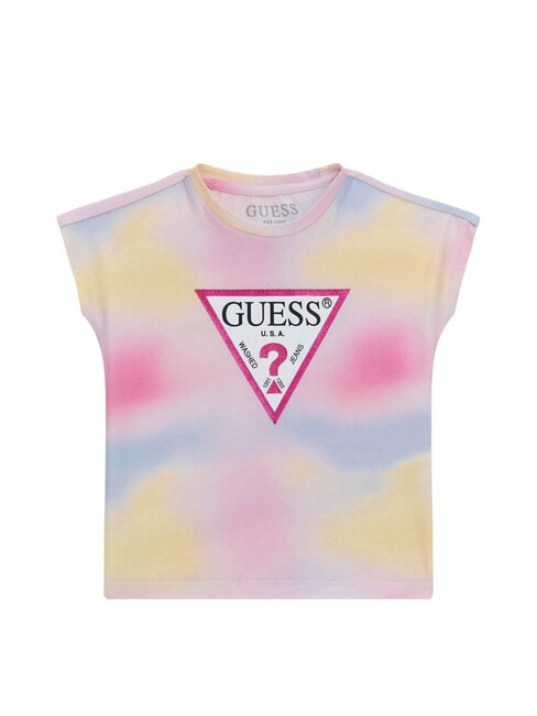 GUESS KIDS Tricou multicolor cu logo combo curcubeu - Tricou copil