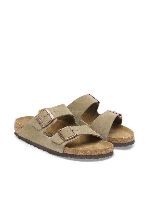 BIRKENSTOCK ARIZONA Papuc de sandale cu catarame taupe - Pantofi unisex