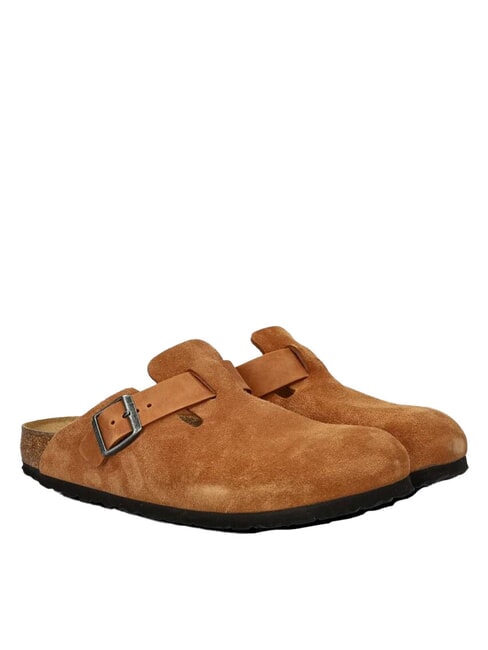 BIRKENSTOCK BOSTON  Sandale din piele coniac - Pantofi unisex