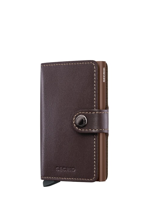 SECRID ORIGINAL Portofel cu blocare RFID ciocolată - Portofele bărbați