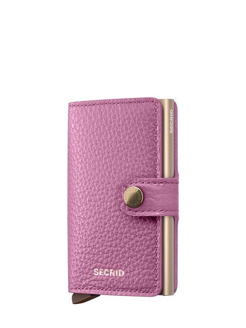 SECRID PEBBLE  Portofel din piele ciocanita orhidee - Portofele femei