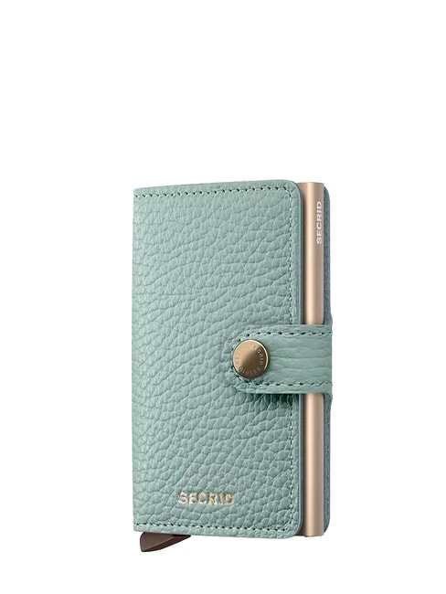 SECRID PEBBLE  Portofel din piele ciocanita verde mare - Portofele femei